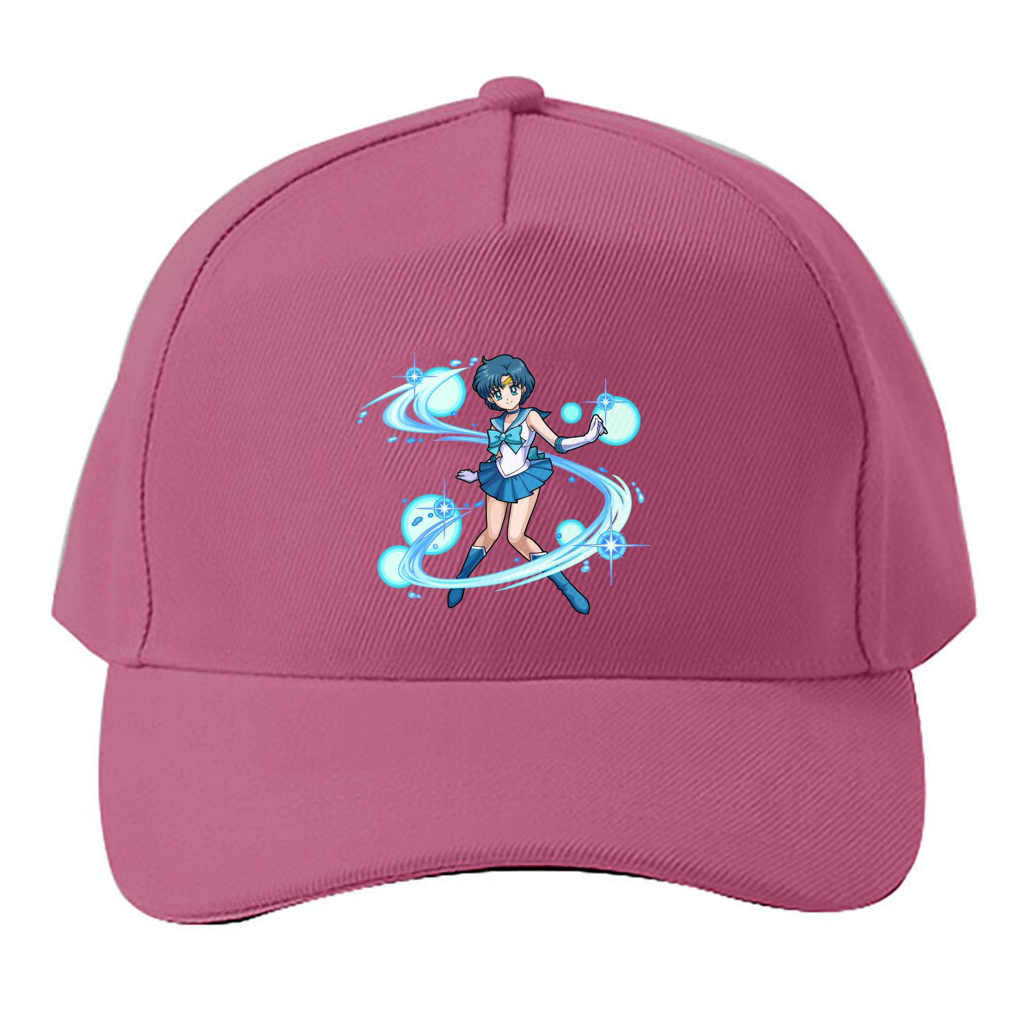 （画像用） 美少女戦士セーラームーン 水野 亜美 みずの あみ Sailor Moon Mizuno Ami ベースボールキャップ 綿100％ 男女兼用 帽子 スポーツ